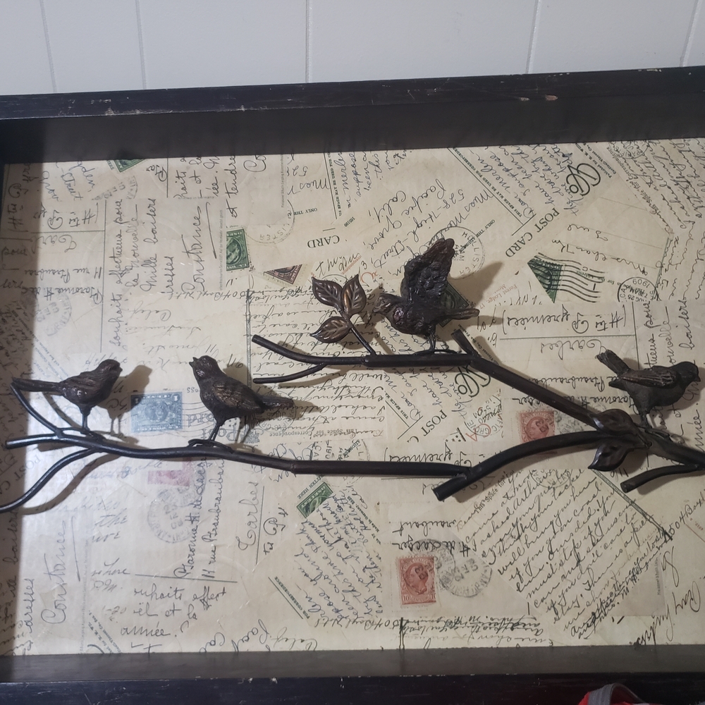 Black and Brown Bird Art Wall Decor